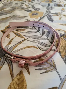 Ceinture rose pailleté