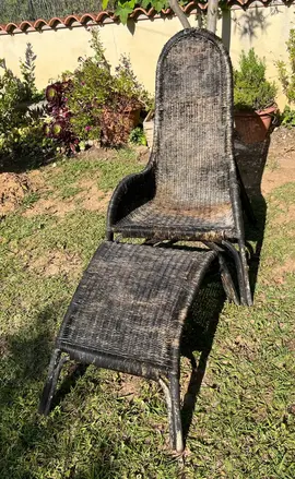 fauteuil rotin/osier
