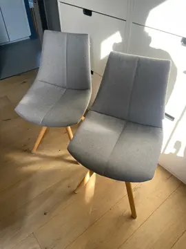 Lot chaises La Redoute grises