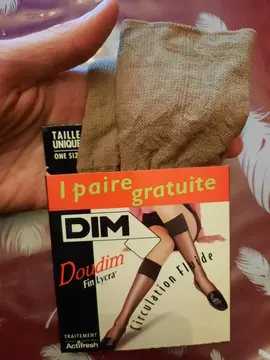x1 Mi-bas T.U beiges 15D (transparents)