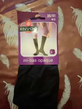x1 Mi-bas T.U marrons 40D (opaques)