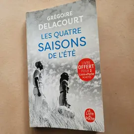 Livre Grégoire Delacourt : Les quatre saisons de l'été