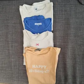 Tee shirt manches courtes 8 ans lot1