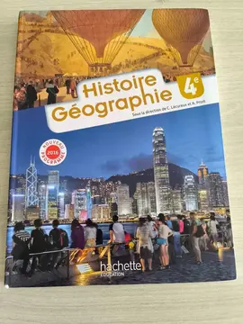 livre d histoire géographie 4eme