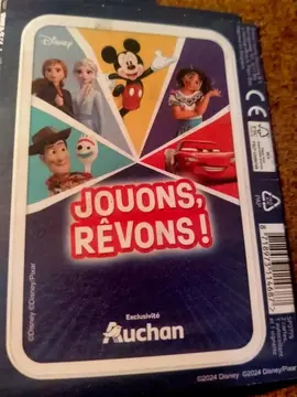 Lot de cartes Jouons Rêvons de chez AUCHAN
