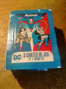Cartes DC comics auchan