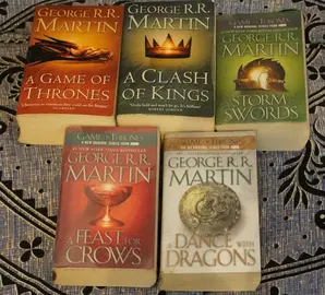 lot de 5 livres Game of Thrones Anglais