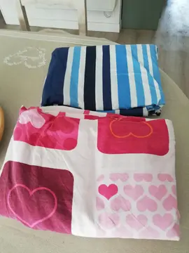 2 housses de couette lit 2 places