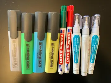 Feutres et stylos-bille