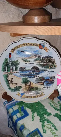 deco assiette Arcachon