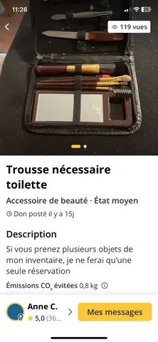 trousse toilette