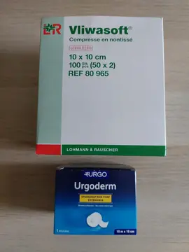 compresses en nontissé et sparadrap Urgoderm