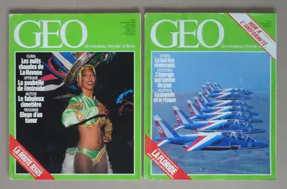 4 Magazines Geo 1983
