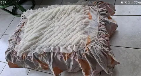 Lit de poupée 80x50 véritable sommier tapissier artisanal