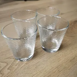 Lot de 4 verres à eau