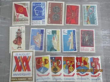 16 timbres oblitérés Roumanie