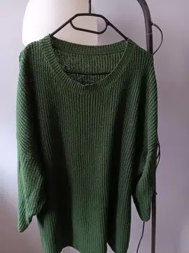 Pull vert foncé T.44