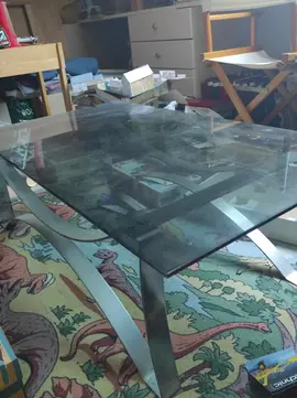 Table basse en verre