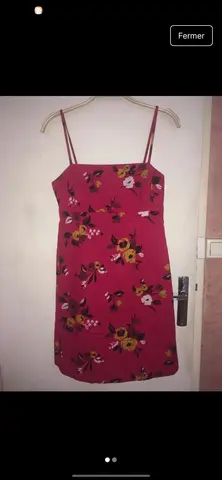 robe rose courte taille 38 CAROLL
