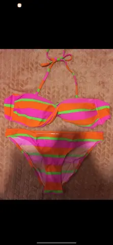 maillot de bain 2 pièces multicolore