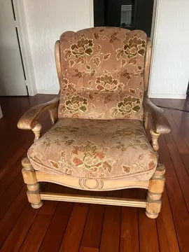 fauteuil en bois