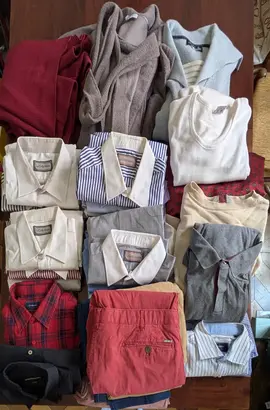 Lot de vêtements pour homme - XL-XXL Chemise, polo, pantalons, robes de chambre