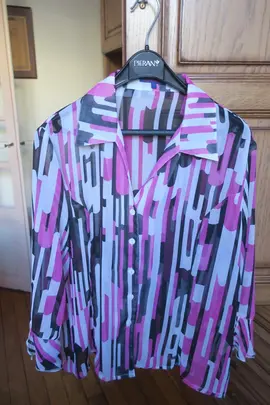 Chemisier ZINZO vintage Taille : S 100% polyester