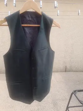 gilet vert taille slim