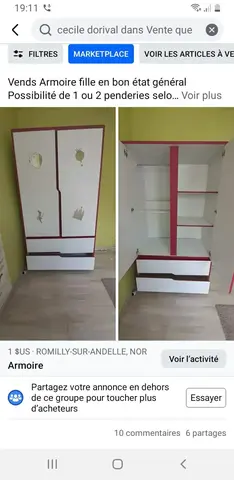 armoire petite fille