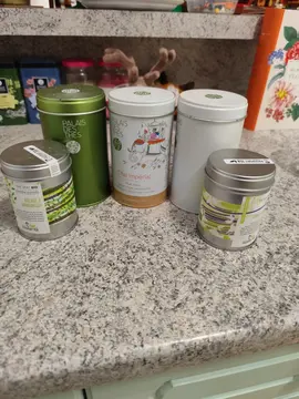 boîtes à thé vides