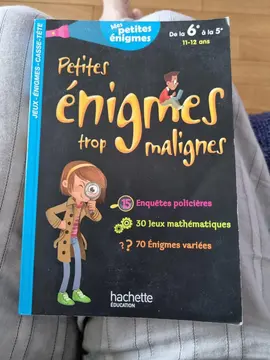 livre énigmes pour enfants