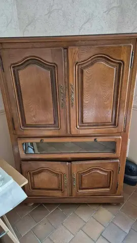 Meuble TV en chêne