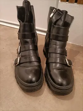 bottes en cuir