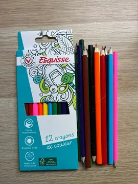 Lot de crayons de couleur