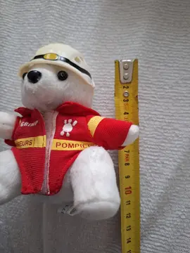 Peluche Ours Pompiers Telethon