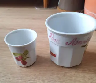 Jolis pots en faïence