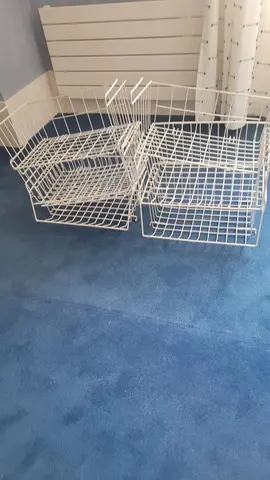 6 paniers de rangement à suspension