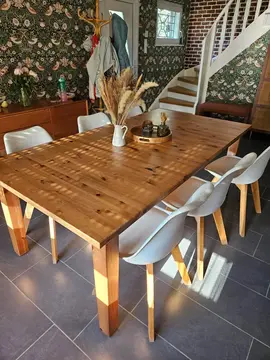 table extensible + 6 chaises