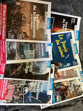 Lot de revues sur l'histoire de Paris