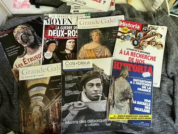 Lot de revues sur l'histoire
