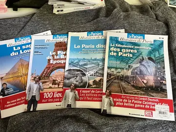 Lot de revues sur l'histoire de Paris n°2