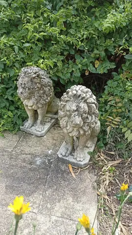 statut lion pierre