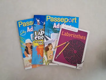 lot cahier de jeux