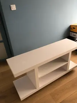 meuble laqué blanc