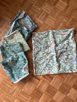 6 housses de coussin en état parfait