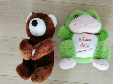 lot de 2 peluches