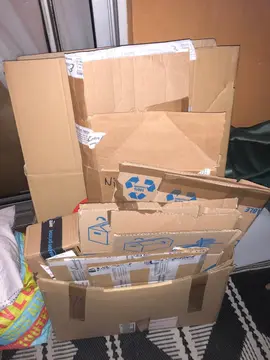 cartons de déménagement et calage