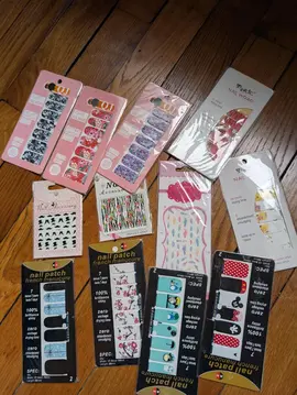 lot autocollants pour ongles