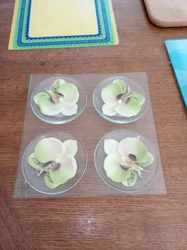 Dessous de plats en verre