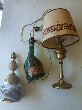 lOT PIEDS DE LAMPE